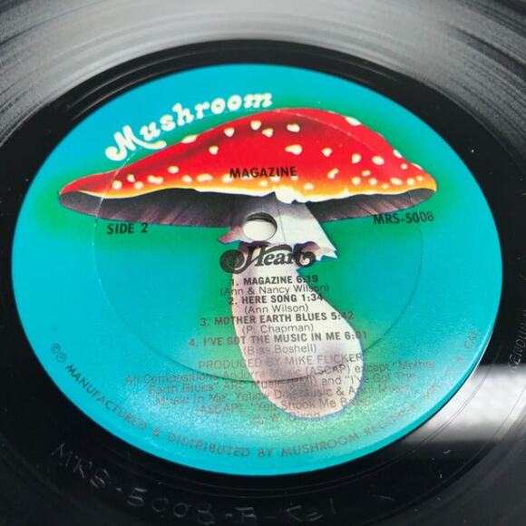 SEE VIDEO - Heart ‎– Magazine Vinyl MRS-5008 Rock Mushroom Records - Picture 2 of 12